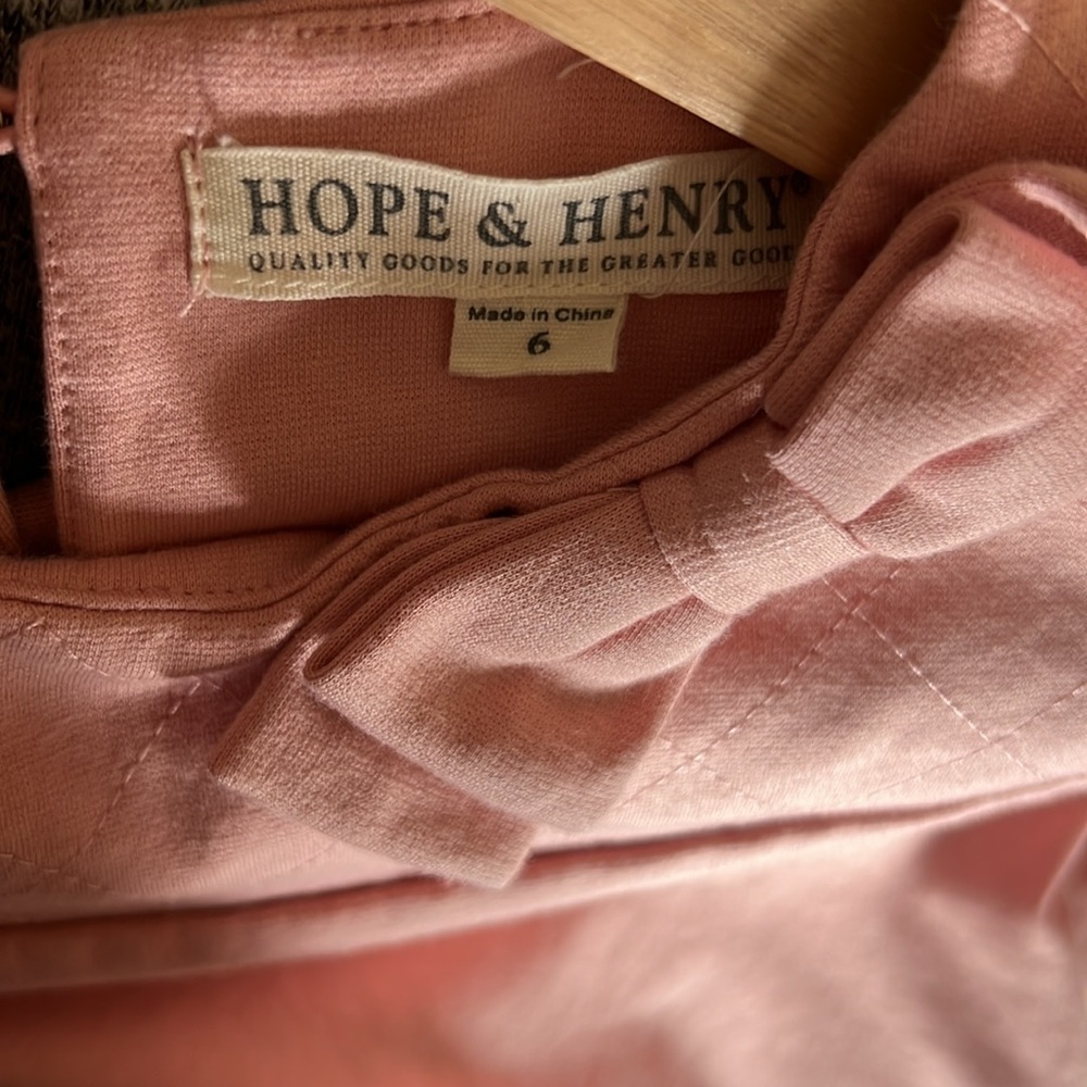 Hope & Henry Girls Quilted Ponte Riding Dress - Picture 5 of 6